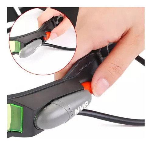 Óculos De Visão Noturna Led Com Lentes Coloridas E À Prova