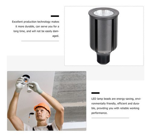 Bombilla Led Gu10 Con Forma De Copa De Aluminio De 9 W, Lámp