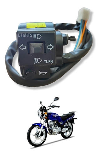 Comando Izquierdo Luces Moto Euromot Hj125-7 