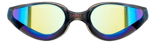 Óculos De Natação Roka R1 Cobalt Mirror Águas Abertas Tri Cor Azul