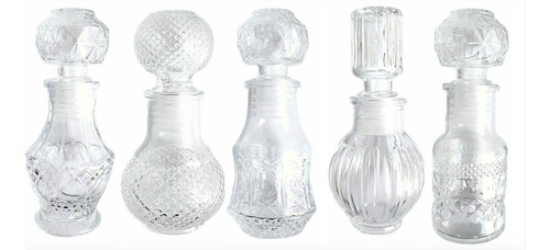 Licorera De Cristal Mini 60ml Caja Con 100 Piezas Transparente