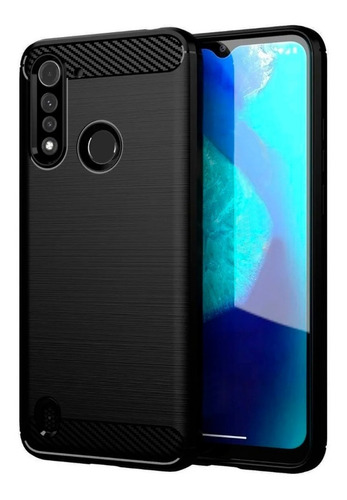 Funda Para Moto G8 Power Lite Fibra Carbono Alto Impacto