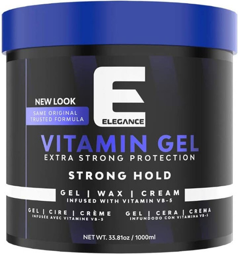 Gel Para Cabello Elegance Extra Fuerte Strong Hold Vitamina Pro-vb5 1000 Ml