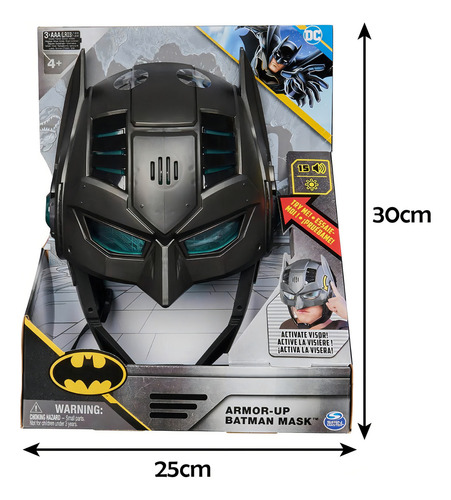 Máscara Eletrônica Batman Com Luz E Som 003384 - Sunny