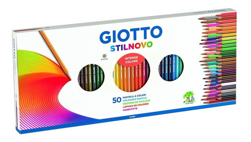 Imagen 1 de 10 de Lapices De Colores Giotto Stilnovo X 50 Unidades