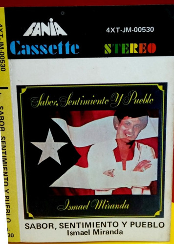 Cassette Ismael Miranda - Sabor Sentimiento Pueblo