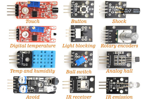 Kit De Módulo De Sensor 38 En 1 Para El Proyecto Arduino Rap