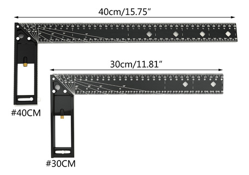 Ferramenta Quadrada (30 Cm), Quadrada Combinada De 12 Polega