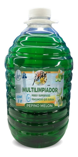 Limpiador De Pisos Pepino/melon 5 Litros Plim06