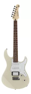 Guitarra eléctrica Yamaha PAC012/100 Series 112V de aliso vintage white brillante con diapasón de palo de rosa