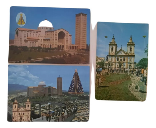 Cartão Postal Aparecida Do Norte São Paulo 3un 2324