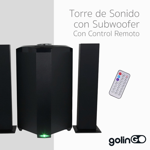 Minicomponente Fol Bluetooth Teatro En Casa Bocinas Audio
