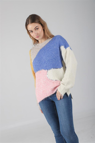 Sweater Avima Piel De Mono Con Lentejuelas Gu53694 Arizona
