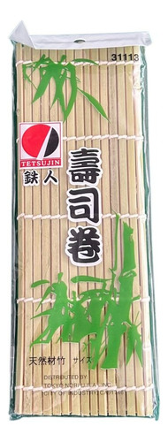 Makisu Tapete Para Hacer Sushi 24 X 24 Cm Bamboo - 2 Piezas