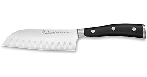 Wüsthof Classic Cuchillo Santoku De Borde Hueco Ikon De 5 