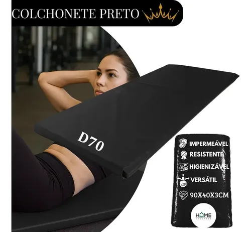 Colchonete Profissional Espuma firme Academia alta densidade Impe...