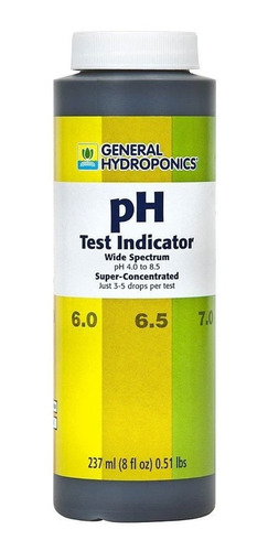 General Hydroponics / Medidor De Ph De Reactivo, 237 Ml