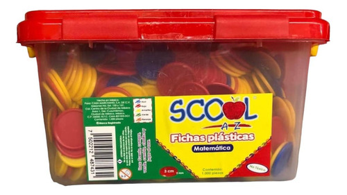 Fichas De Colores Didácticas Para Contar Juegos De Mesa 1000