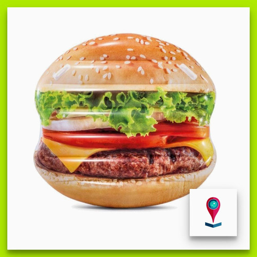 Intex 24145/8 Colchoneta Inflable Hamburguesa P/ Tu Pileta