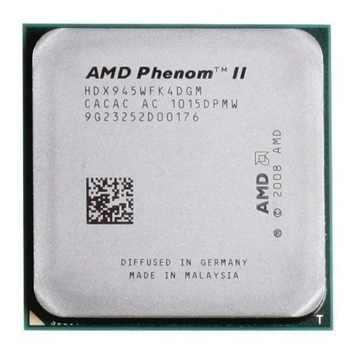 Processador AMD Phenom II X4 945 HDX945WFK4DGI  de 4 núcleos e  3GHz de frequência