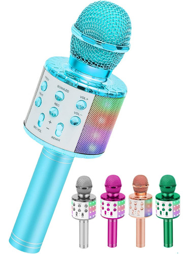 Alversun Micrófono De Karaoke Para Niños Bluetooth Karaoke