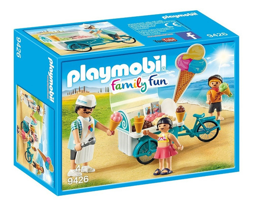 Playmobil 9426 Carrinho Sorveteiro Family Fun Geobra