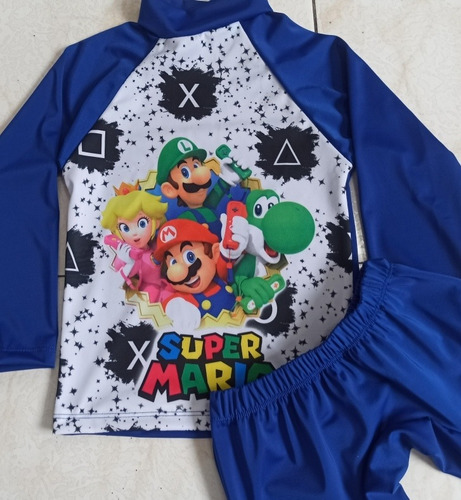 Traje De Baño Mario Bross Luigi Y Sus Amigo