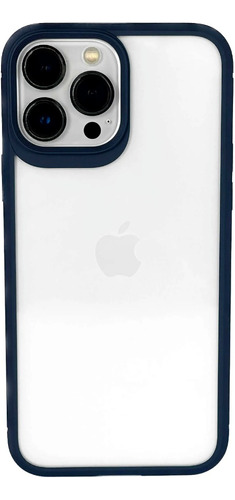 Capa Bepro Para iPhone 14 Pro Max Cor Clear Azul