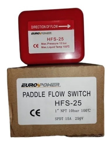 Flow Switch Europower Hfc-25 Sensor De Flujos 110-220 Volts.