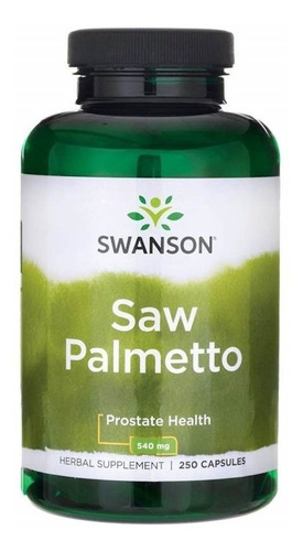 Saw Palmetto 540 Mg. 250 Cápsulas Importado E E U U