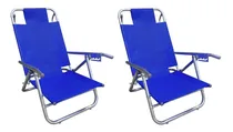 Comprar Reposera Aluminio Reforzada Cama 125kg Promo 2 Unidades