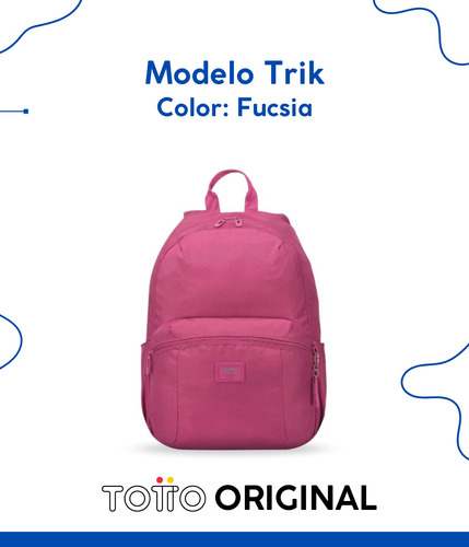 Morral Totto Original Trik Fucsia