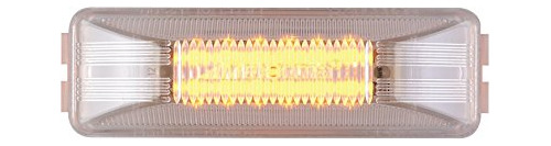 Maxxima M20350ycl Ámbar 4  Rectangular Led Claro Lente Luz M