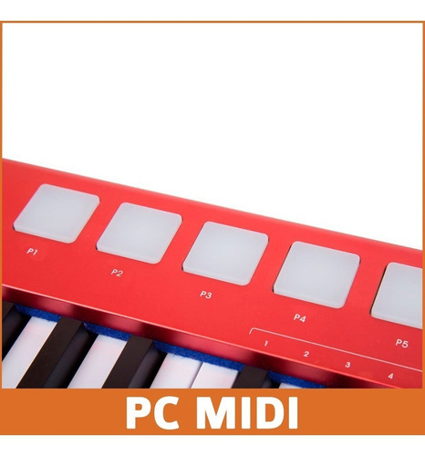 Imagen 7 de 9 de Teclado Piano Midiplus X6 Pro 61 Teclas Sensitivo Sonidos