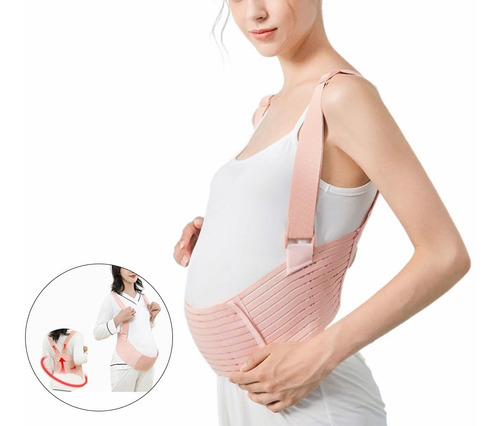 Faja Maternal Soporte Prenatal ,apoyo Espalda/ajustable