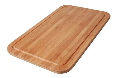 Tabla Cocina Para Picar Alimentos De Bambu Mor 50x30x1.5cm