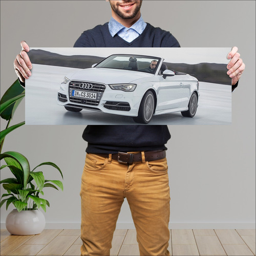 Cuadro 30x80cm Auto 2014 Audi S3 Cabriolet 86058 945