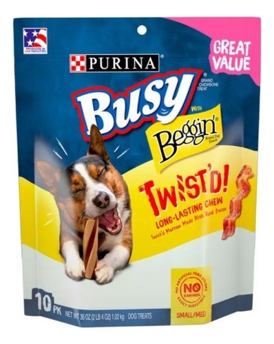 Busy Twist'd Premios Para Perro 1 Kilogramo