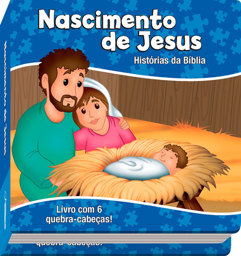 O nascimento de Jesus: Quebra-cabeça, de Amorim, Patrícia. Série Livro quebra-cabeça Editora Vale das Letras LTDA, capa dura em português, 2020