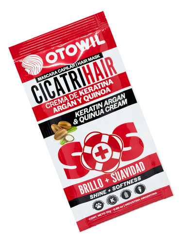Otowil Cicatrihair Mascara Keratina Argan X24 Sobres 3c