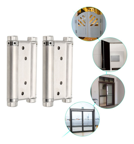 Bisagra De Resorte De Puerta De Acero Inoxidable De 4 Pulgad
