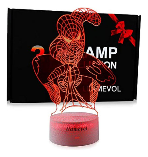 Spiderman Toys Kids Night Light Superhéroe Regalo De Navidad