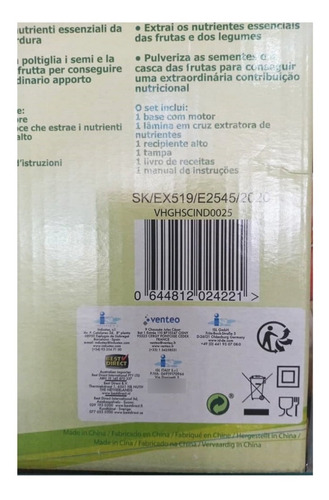 Imagen 5 de 5 de Extractor De Jugos Ultra Max Nutricional Alta Velocidad Usa