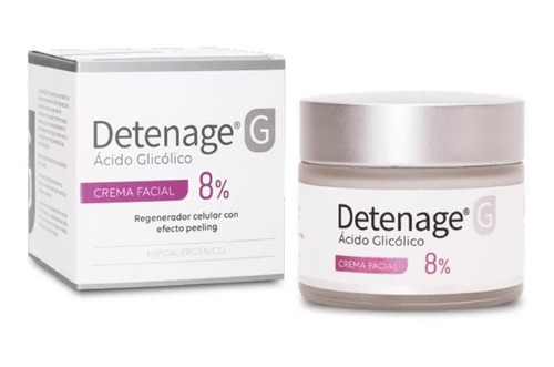 Crema Facial Antiedad Detenage G Acido Glicolico 8% X 50g