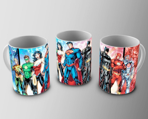 Caneca De Porcelana Justice League Hq