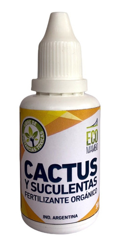 Eco Mambo Fertilizante Orgánico Cactus Y Suculentas 30cc Gabba Grow Olivos