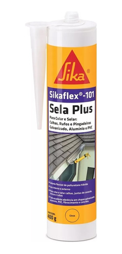 Selante Sikaflex 101 Universal Cinza (cartucho 400g) - Sika