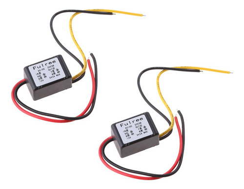 2x Dc-dc Buck Convertidor 12v A 5v 2a Módulo De Voltaje