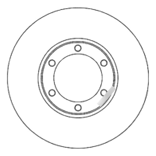 Disco Freno Delantero (257mm) Breme Isuzu Amigo 91-95