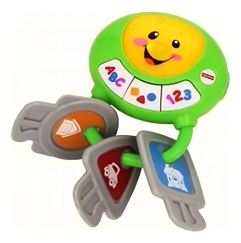 Llaves De Bebe Fisher Price Llavero Musical Aprende Conmigo Verde